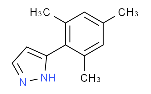 CAS No. 150050-03-6, 5-(2,4,6-Trimethylphenyl)-1h-pyrazole