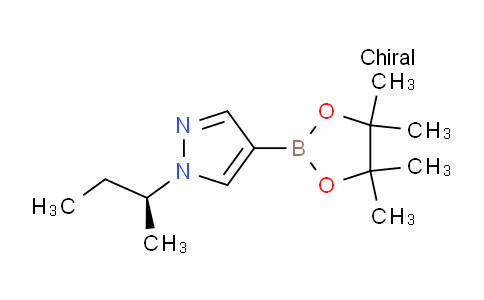 CAS No. 1940180-69-7, (S)-1-(sec-Butyl)-4-(4,4,5,5-tetramethyl-1,3,2-dioxaborolan-2-yl)-1H-pyrazole