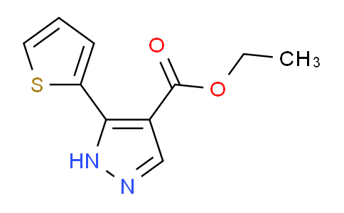 CAS No. 194546-13-9, Ethyl 5-(thiophen-2-yl)-1h-pyrazole-4-carboxylate