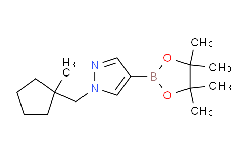 CAS No. 2102195-29-7, 1-((1-Methylcyclopentyl)methyl)-4-(4,4,5,5-tetramethyl-1,3,2-dioxaborolan-2-yl)-1H-pyrazole
