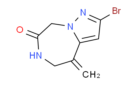 CAS No. 2246364-09-8, 2-Bromo-4-methylene-5,6-dihydro-4H-pyrazolo[1,5-d][1,4]diazepin-7(8H)-one