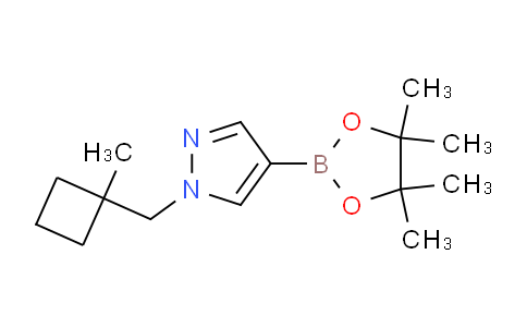 CAS No. 2246846-62-6, 1-((1-Methylcyclobutyl)methyl)-4-(4,4,5,5-tetramethyl-1,3,2-dioxaborolan-2-yl)-1H-pyrazole