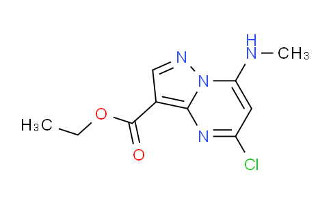 CAS No. 2271470-64-3, Ethyl 5-chloro-7-(methylamino)pyrazolo[1,5-a]pyrimidine-3-carboxylate