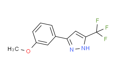 CAS No. 365427-25-4, 3-(3-Methoxyphenyl)-5-(trifluoromethyl)-1H-pyrazole