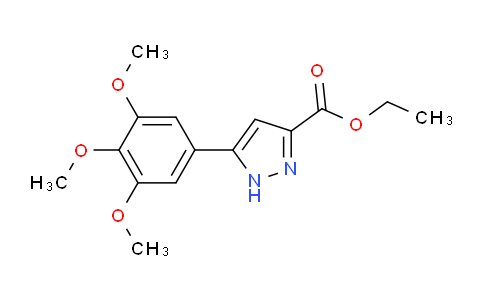 CAS No. 473844-47-2, Ethyl 5-(3,4,5-trimethoxyphenyl)-1H-pyrazole-3-carboxylate