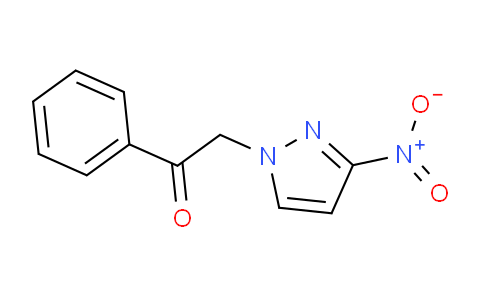 CAS No. 5761-58-0, 2-(3-Nitro-1h-pyrazol-1-yl)-1-phenylethan-1-one