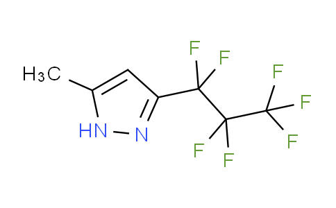 5-Methyl-3-(perfluoropropyl)-1H-pyrazole