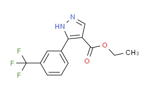 CAS No. 77212-22-7, Ethyl 5-[3-(trifluoromethyl)phenyl]-1h-pyrazole-4-carboxylate