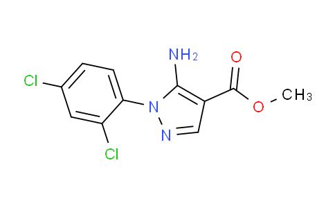 CAS No. 83279-65-6, Methyl 5-amino-1-(2,4-dichlorophenyl)-1H-pyrazole-4-carboxylate