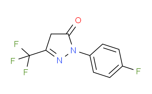 CAS No. 866472-48-2, 1-(4-Fluorophenyl)-3-(trifluoromethyl)-4,5-dihydro-1H-pyrazol-5-one
