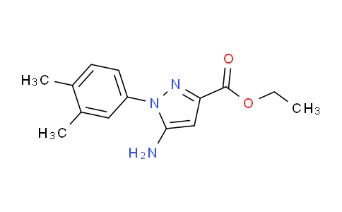 CAS No. 866838-06-4, Ethyl 5-amino-1-(3,4-dimethylphenyl)-1H-pyrazole-3-carboxylate