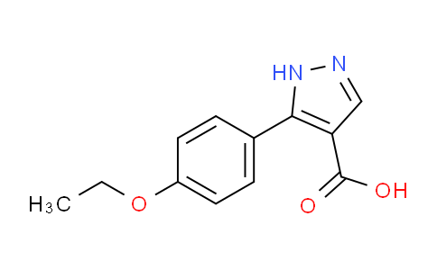 CAS No. 879996-67-5, 5-(4-Ethoxyphenyl)-1h-pyrazole-4-carboxylic acid