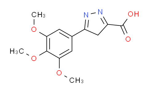 CAS No. 904815-28-7, 5-(3,4,5-Trimethoxyphenyl)-4H-pyrazole-3-carboxylic acid