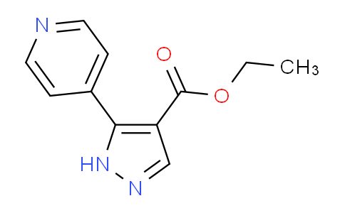 CAS No. 911462-21-0, Ethyl 5-(pyridin-4-yl)-1h-pyrazole-4-carboxylate