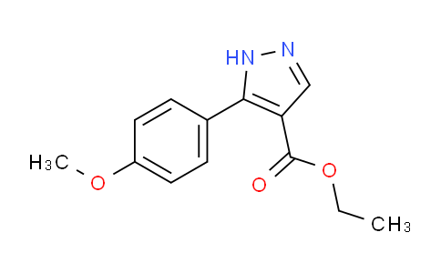 CAS No. 936128-48-2, Ethyl 5-(4-methoxyphenyl)-1h-pyrazole-4-carboxylate