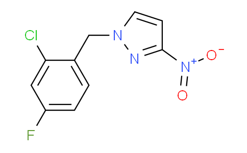 CAS No. 957310-65-5, 1-[(2-Chloro-4-fluorophenyl)methyl]-3-nitro-1h-pyrazole
