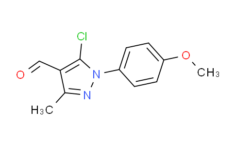 CAS No. 957354-73-3, 5-Chloro-1-(4-methoxyphenyl)-3-methyl-1H-pyrazole-4-carbaldehyde