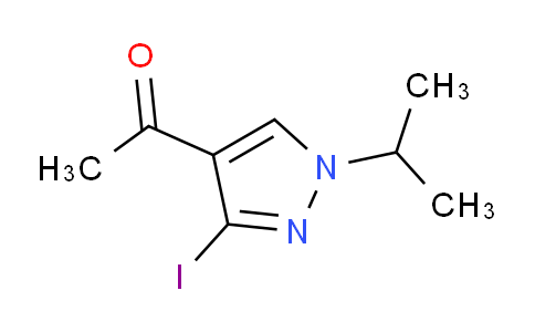 CAS No. 1269440-49-4, 1-(3-iodo-1-propan-2-ylpyrazol-4-yl)ethanone