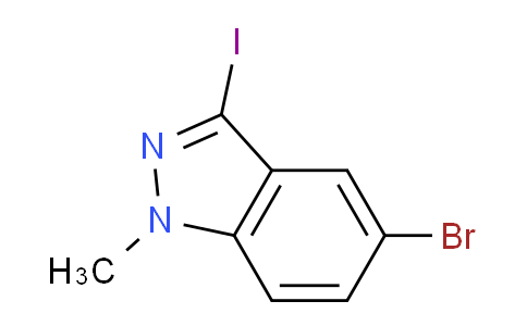 CAS No. 865156-34-9, 5-bromo-3-iodo-1-methylindazole