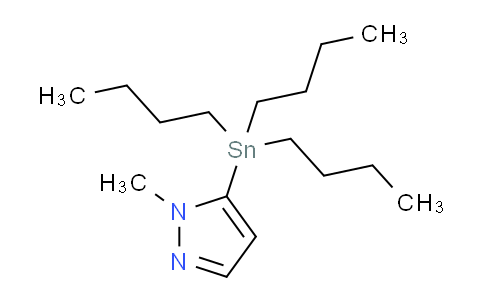 CAS No. 170682-50-5, tributyl-(2-methylpyrazol-3-yl)stannane