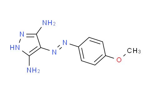 CAS No. 866409-68-9, 4-(4-Methoxy-phenylazo)-1H-pyrazole-3,5-diamine