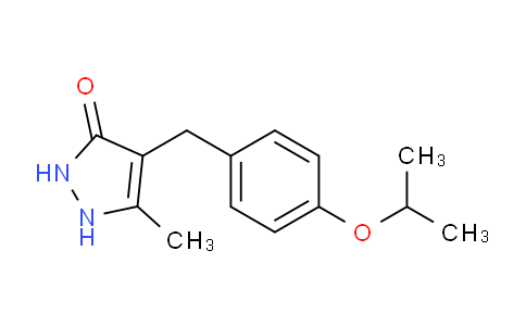 CAS No. 329044-14-6, 5-methyl-4-[(4-propan-2-yloxyphenyl)methyl]-1,2-dihydropyrazol-3-one