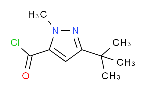 CAS No. 160842-62-6, 3-(tert-Butyl)-1-methyl-1H-pyrazole-5-carbonyl chloride