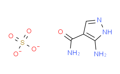 CAS No. 329351-43-1, 5-Amino-1H-pyrazole-4-carboxylic amide sulfate
