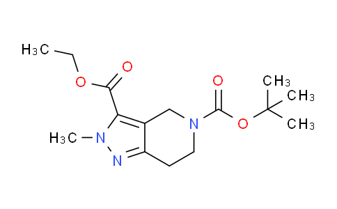 CAS No. 1706449-45-7, 5-tert-butyl 3-ethyl 2-methyl-6,7-dihydro-2H-pyrazolo[4,3-c]pyridine-3,5(4H)-dicarboxylate