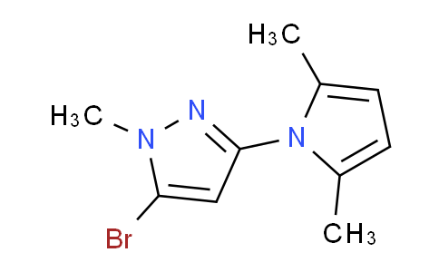 CAS No. 89088-51-7, 5-bromo-3-(2,5-dimethyl-1H-pyrrol-1-yl)-1-methyl-1H-Pyrazole