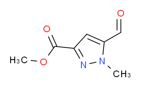 CAS No. 1613464-60-0, methyl 5-formyl-1-methyl-1H-pyrazole-3-carboxylate