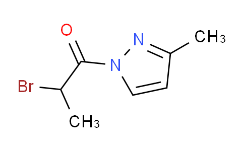 CAS No. 69413-07-6, 2-Bromo-1-(3-methyl-1H-pyrazol-1-yl)propan-1-one