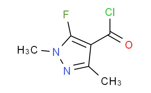 CAS No. 202476-26-4, 5-Fluoro-1,3-dimethyl-1H-pyrazole-4-carbonyl chloride