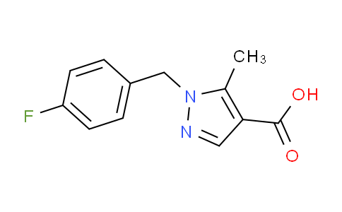 CAS No. 1344045-93-7, 1-(4-fluorobenzyl)-5-methyl-1H-pyrazole-4-carboxylic acid