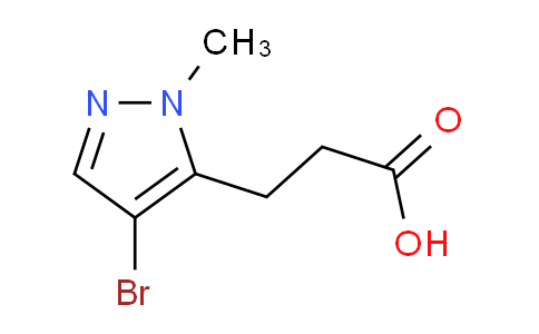 CAS No. 1006440-27-2, 3-(4-Bromo-1-methyl-1H-pyrazol-5-yl)propanoic acid