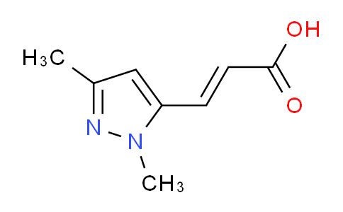 CAS No. 1445893-68-4, (2E)-3-(1,3-dimethyl-1H-pyrazol-5-yl)prop-2-enoic acid