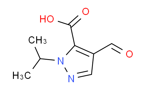 CAS No. 1936096-34-2, 4-formyl-1-(propan-2-yl)-1H-pyrazole-5-carboxylic acid