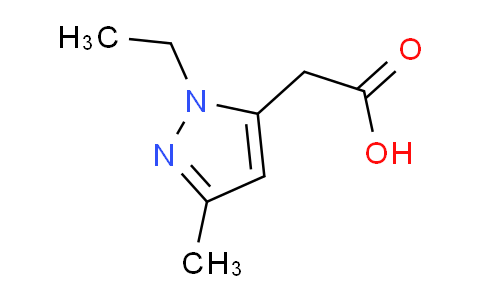 CAS No. 1260659-11-7, 2-(1-ethyl-3-methyl-1H-pyrazol-5-yl)acetic acid
