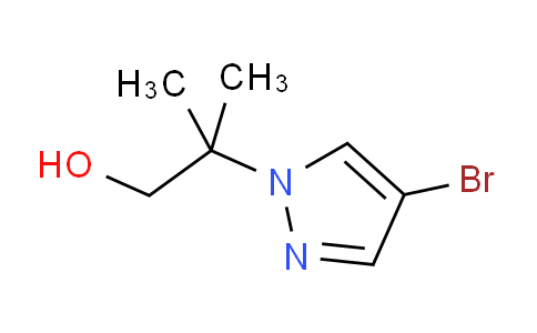 CAS No. 877401-11-1, 2-(4-bromo-1H-pyrazol-1-yl)-2-methylpropan-1-ol