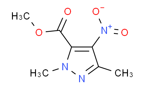 CAS No. 78208-69-2, methyl 2,5-dimethyl-4-nitropyrazole-3-carboxylate