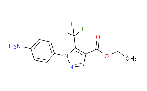 CAS No. 223500-15-0, 1-(4-aminophenyl)-5-trifluoromethyl-1H-pyrazole-4-carboxylic acid ethyl ester