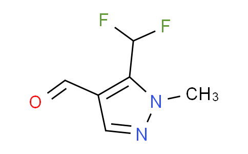 CAS No. 1204298-70-3, 5-(difluoromethyl)-1-methyl-1H-pyrazole-4-carbaldehyde