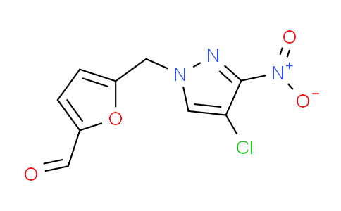 CAS No. 512809-42-6, 5-[(4-chloro-3-nitro-1H-pyrazol-1-yl)methyl]-2-furaldehyde