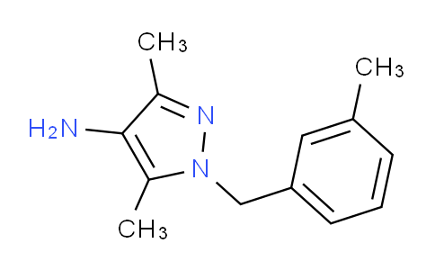 CAS No. 1185550-19-9, 3,5-dimethyl-1-(3-methylbenzyl)-1H-pyrazol-4-amine