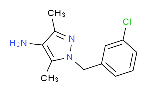 CAS No. 925663-00-9, 1-(3-chlorobenzyl)-3,5-dimethyl-1H-pyrazol-4-amine