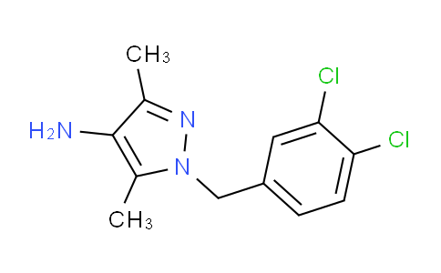 CAS No. 514800-76-1, 1-(3,4-dichlorobenzyl)-3,5-dimethyl-1H-pyrazol-4-amine