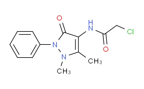 CAS No. 3608-86-4, 2-chloro-N-(1,5-dimethyl-3-oxo-2-phenyl-2,3-dihydro-1H-pyrazol-4-yl)acetamide