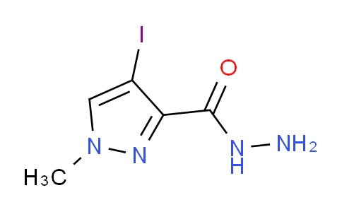 CAS No. 1001822-15-6, 4-iodo-1-methyl-1H-pyrazole-3-carbohydrazide