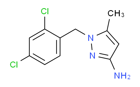 CAS No. 956764-15-1, 1-(2,4-dichlorobenzyl)-5-methyl-1H-pyrazol-3-amine