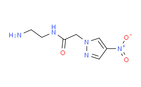 CAS No. 925146-10-7, N-(2-aminoethyl)-2-(4-nitro-1H-pyrazol-1-yl)acetamide